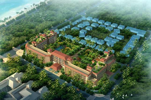 祝賀我司簽訂海馬金盤花園室外泳池、兒童池、水景等水處理項目工程